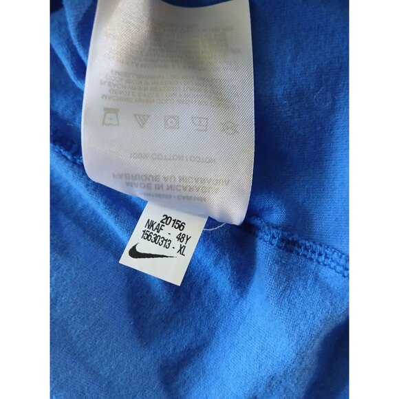 Nike Los Angeles Chargers Blue Graphic Tee Womens XL 100% Cotton Crewneck Bolts - Picture 9 of 9